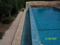 Juli 2007 - Bauvorhaben Felanitx - Schwimmbadverrohrung der gelieferten Materialien der Firma Behnke